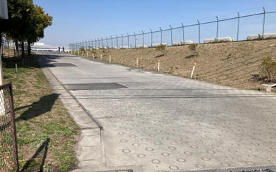 打ち換え前スロープ